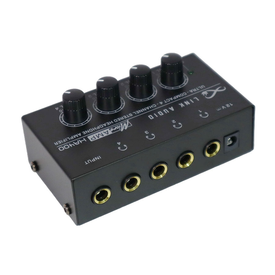 Link Audio HA400 Ultra Compact 4-Channel Stereo Headphone Amplifier